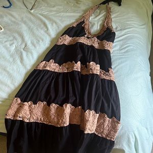 Black halter dress BCBG